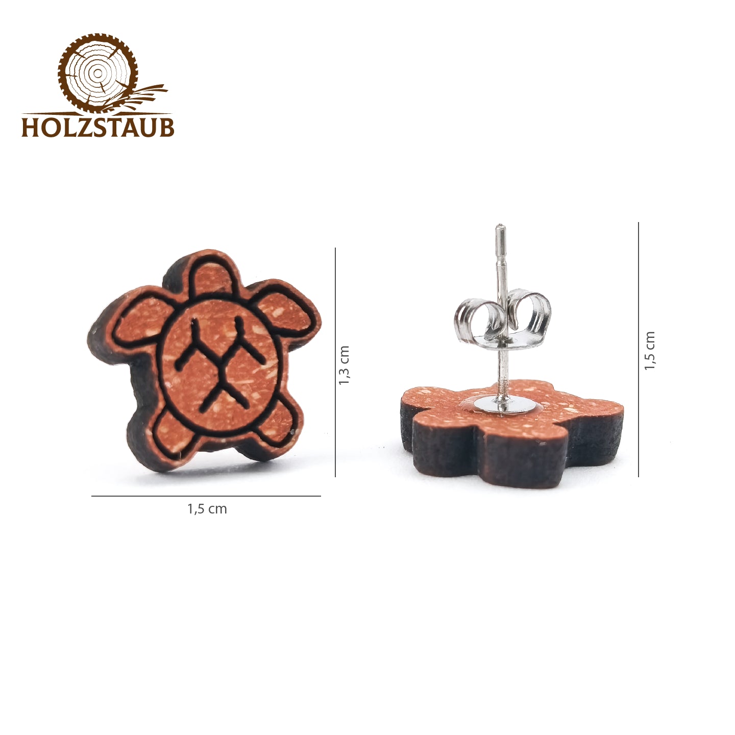 Ohrstecker "Schildkröte"