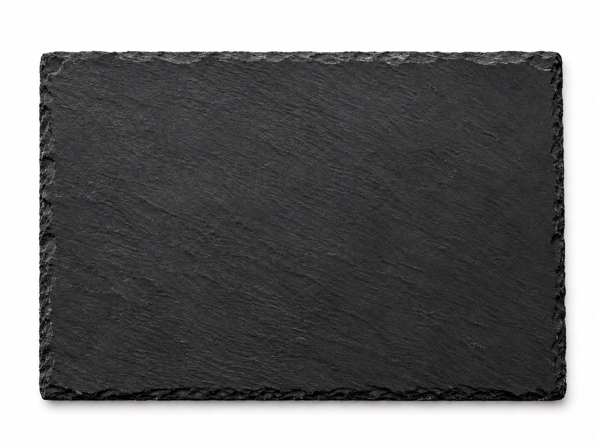 Personalisierte Schieferplatte 40 × 30 cm – Dein Wunschmotiv auf echtem Naturschiefer