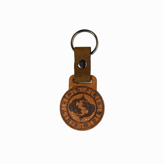 Sternkreis Fische – Sternzeichen Schlüsselanhänger aus nachhaltigem Holzverbund