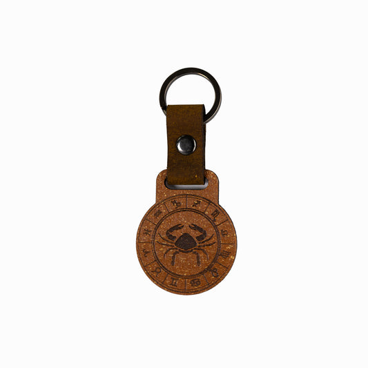 Sternkreis Krebs – Sternzeichen Schlüsselanhänger aus nachhaltigem Holzverbund