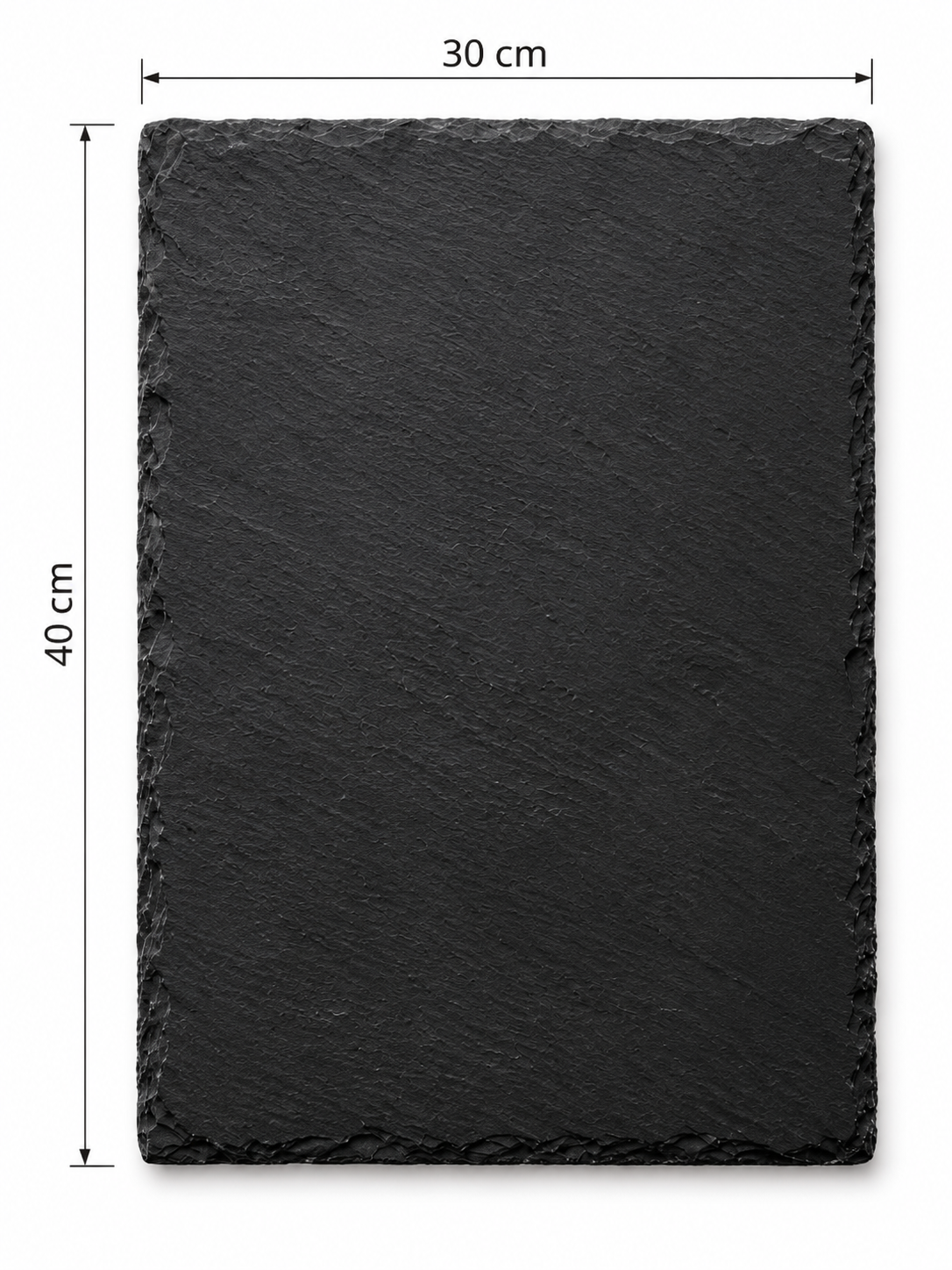 Personalisierte Schieferplatte 40 × 30 cm – Dein Wunschmotiv auf echtem Naturschiefer