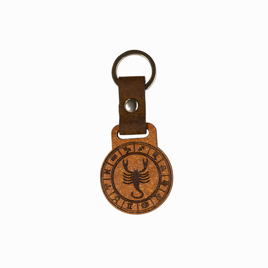 Sternkreis Skorpion – Sternzeichen Schlüsselanhänger aus nachhaltigem Holzverbund